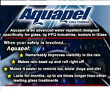 Aquapel Windshield Protection